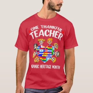 Ett antal tacksamma lärarhistoriska arvsmånader t shirt