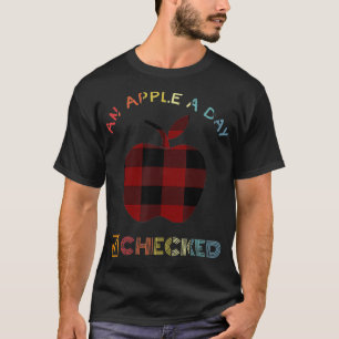 Ett äpple A-dagskontroll, felfri Buffalo-kontroll T Shirt