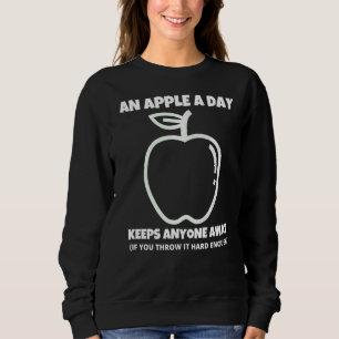 Ett äpple A Day Sarcastic Rude Singles Dating Sayi T Shirt
