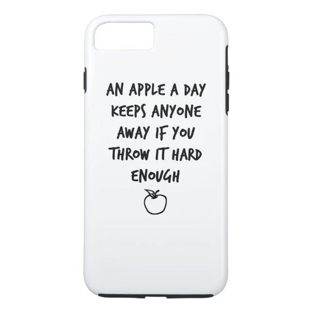 Ett äpple om dagen Case-Mate iPhone skal (Baksida)