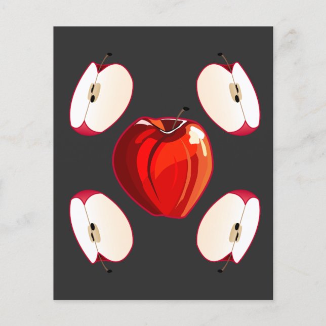 Ett äpple om dagen.. flygblad (Framsidan)