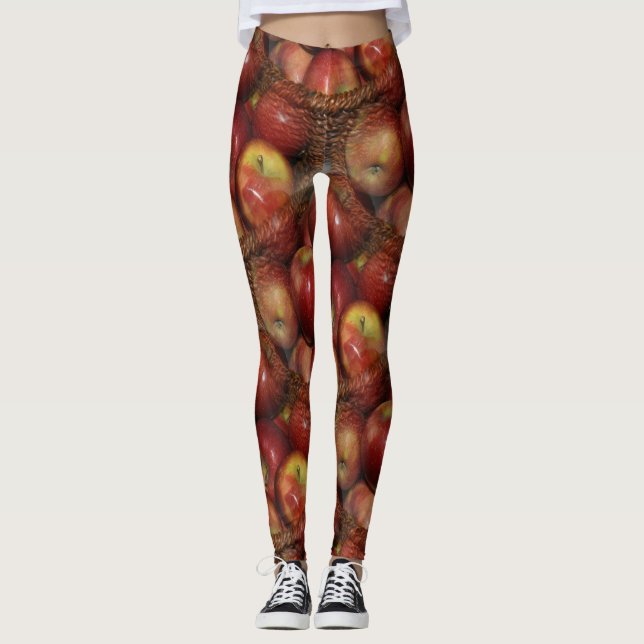 Ett äpple om dagen.. leggings (Framsida)
