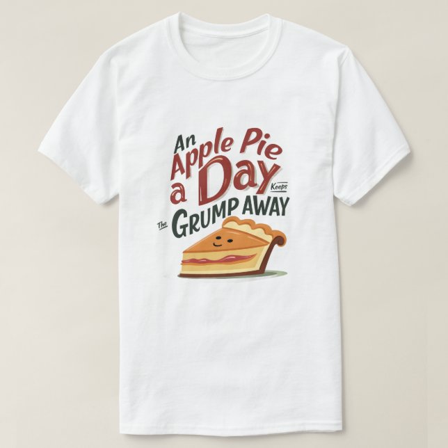 Ett äpple Paj varje dag Behållor ojämnheten T Shirt (Design framsida)