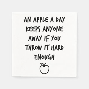 Ett äpple per dag pappersservett