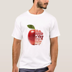 Ett äpple per dag t shirt