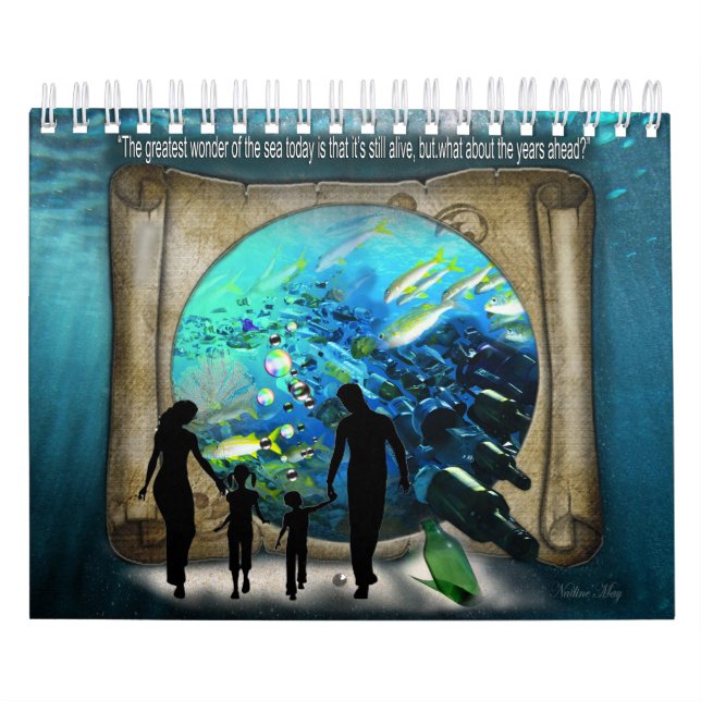 Ett Aquarium-besök i framtiden? Kalender (Omslag)
