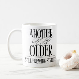Ett år äldre födelsedag kaffemugg