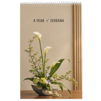 Ett år av Ikebana-kalender Kalender