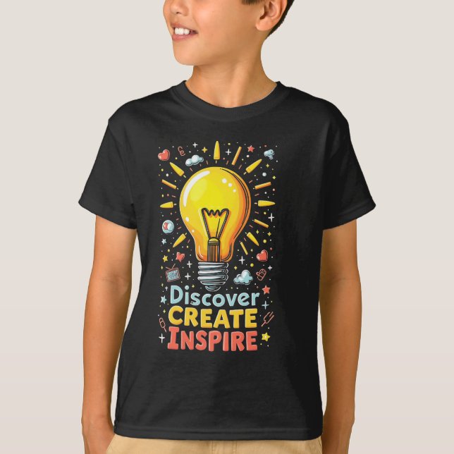 Ett år av ljusa idéer t shirt (Framsida)