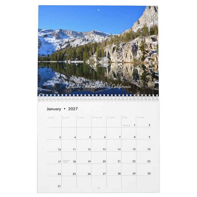 Ett år av naturlig underbarhet  kalender (Jan 2027)