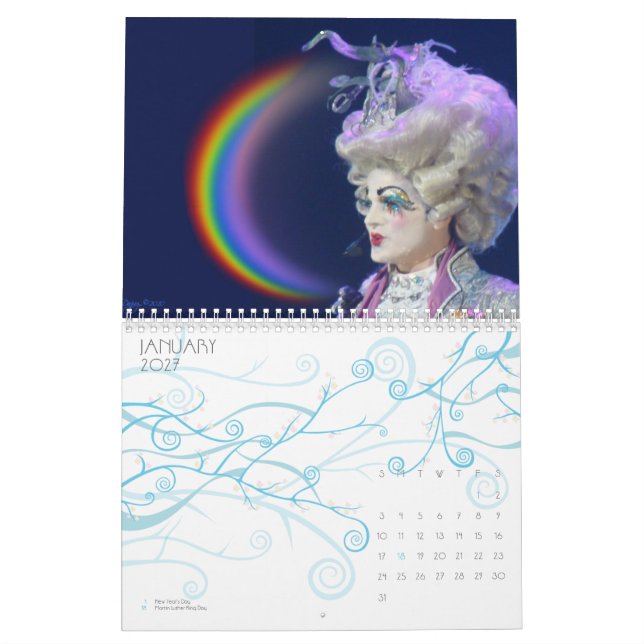 Ett år av nonsens! kalender (Jan 2027)