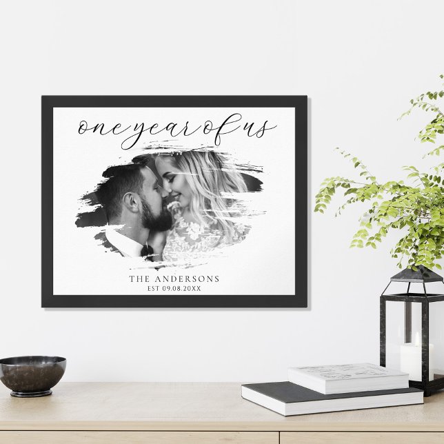Ett år av oss Personlig bröllopsdag  Poster (Skapare uppladdad)
