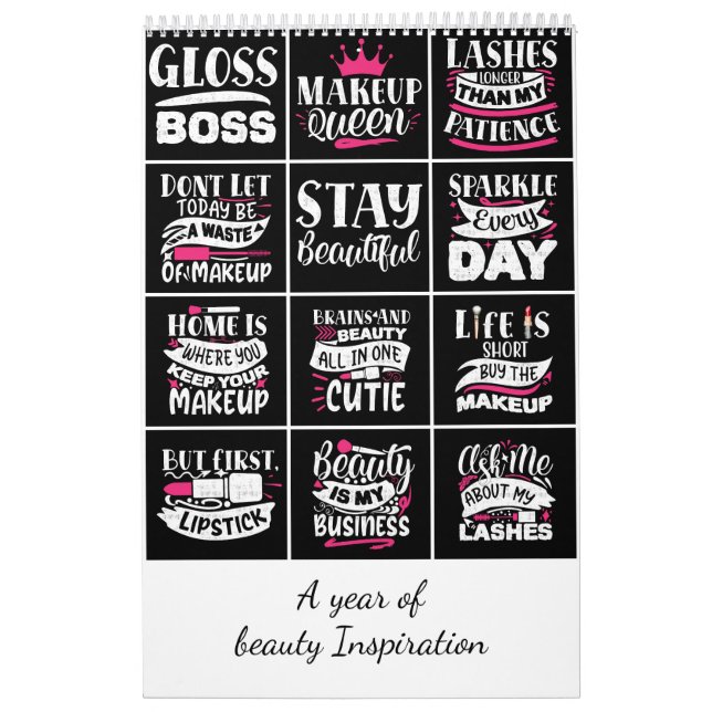 Ett år av skönhetsininspiration kalender (Omslag)