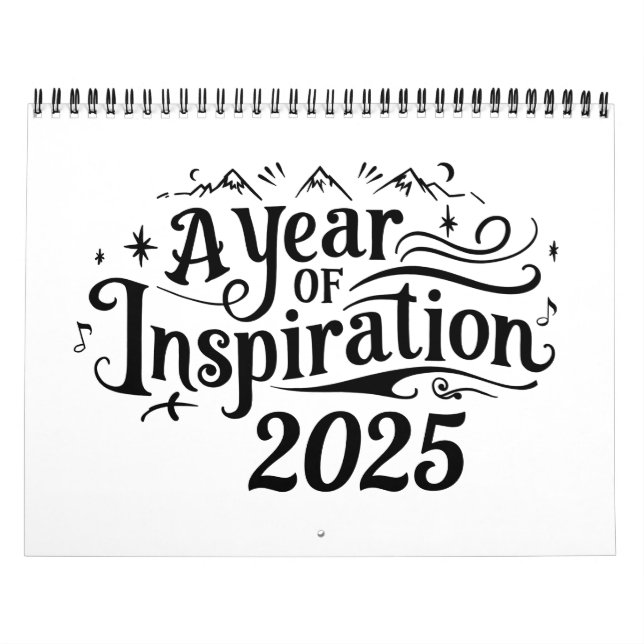 Ett år för inspirationskalender kalender (Omslag)