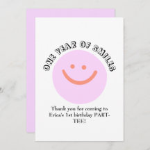 ETT ÅR FÖR SMILES Birthday Spädbarn ytterligare in