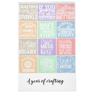 Ett år för utformning kalender