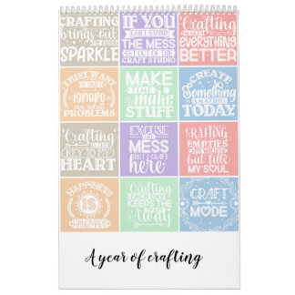 Ett år för utformning kalender