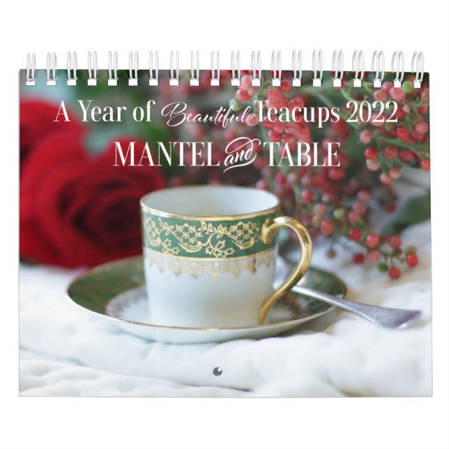 Ett år för vackert Tekopp - Kalender 2022 (Omslag)