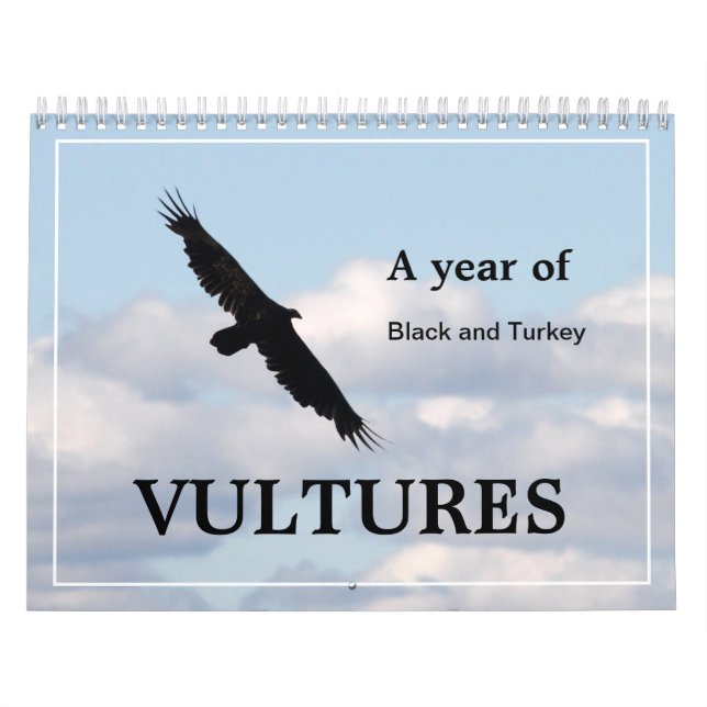 Ett år för Vultures Black och Turkiet Kalender (Omslag)