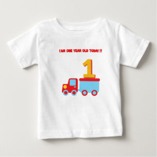 Ett år gammal skjorta Grattis på födelsedagen T Shirt