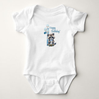 "Ett år gammalt" - Blått första födelsedag för T Shirt