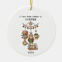 Ett år Gjort Bättre Av Kaffe Julfirande