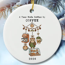 Ett år Gjort Bättre Av Kaffe Julfirande