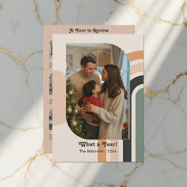 Ett år i backspegeln 12 Fotografi Collage Retro Se Julkort