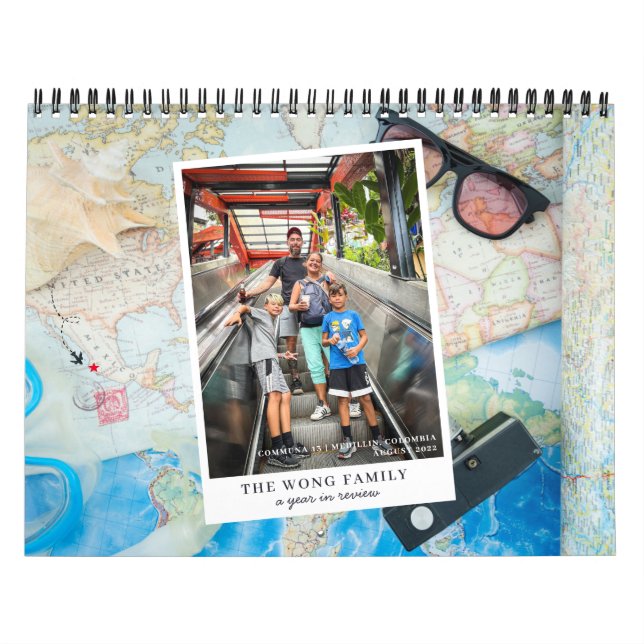 Ett år i backspegeln | 82 Foto Resa Kalender (Omslag)