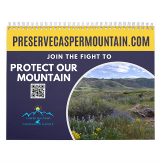 Ett år i centrum av Casper Mountain Calendar Kalender