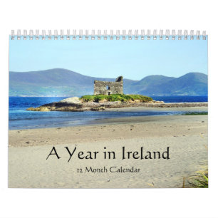 Ett år i den Irland kalendern - skräddarsy året Kalender