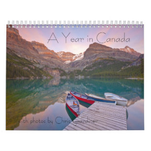 Ett år i Kanada kalender för 12 månad
