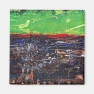 "Ett år i Land" Abstrakt Art Magnet