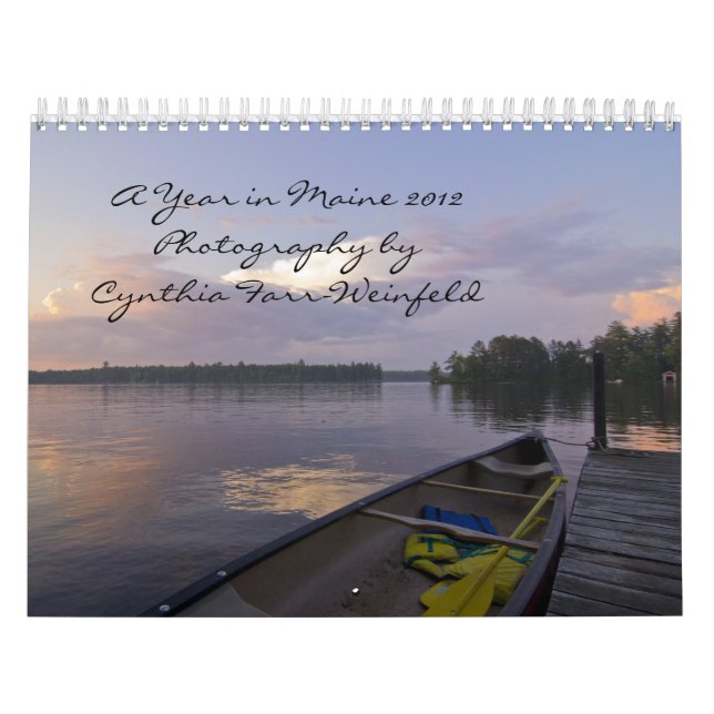 Ett år i Maine 2012 Kalender (Omslag)
