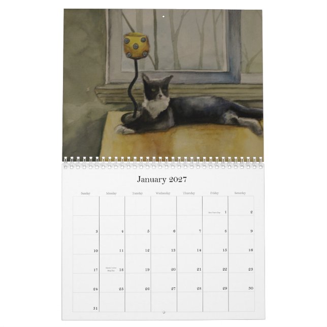 Ett år i vattenfärgen - kalender 2010 (Jan 2027)