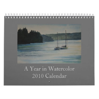 Ett år i vattenfärgen - kalender 2010
