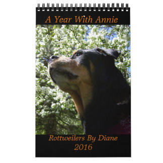 "Ett år med den Annie" Rottweiler kalendern 2016 Kalender