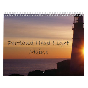 Ett år med det Portland huvudet tänder Kalender