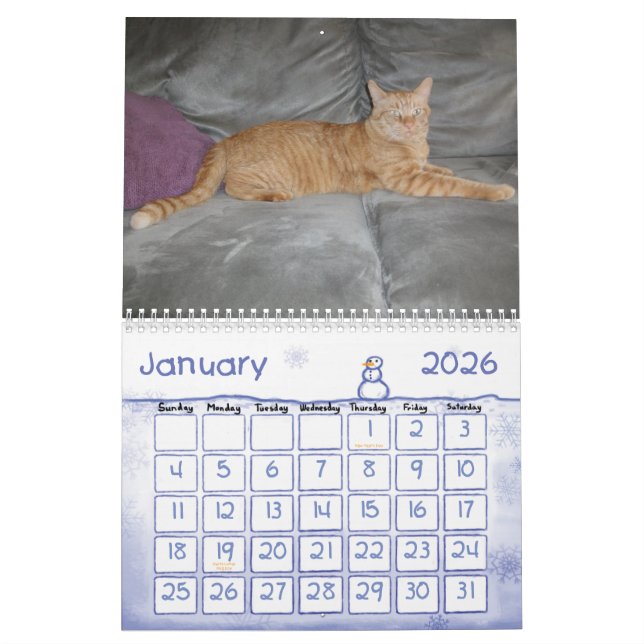 Ett år med kåken kalender (Jan 2026)