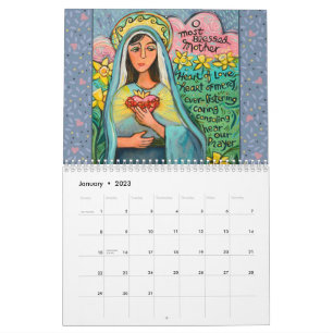 Ett år med katolsk heltidskalender kalender