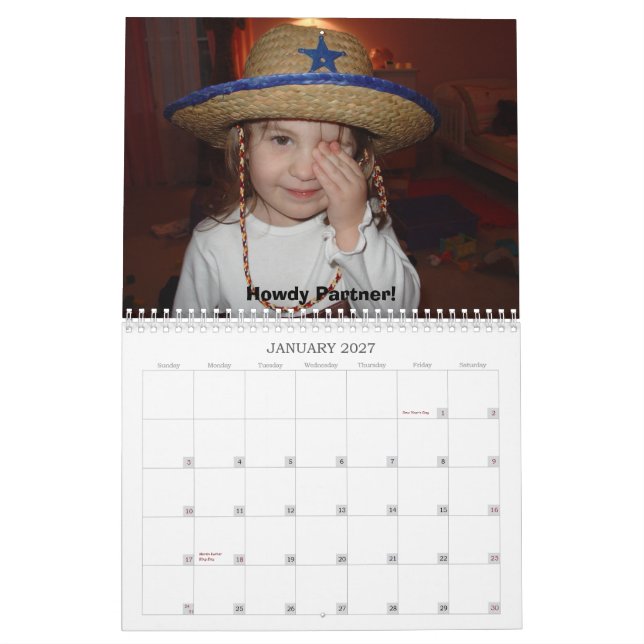 Ett år med nåd kalender (Jan 2027)