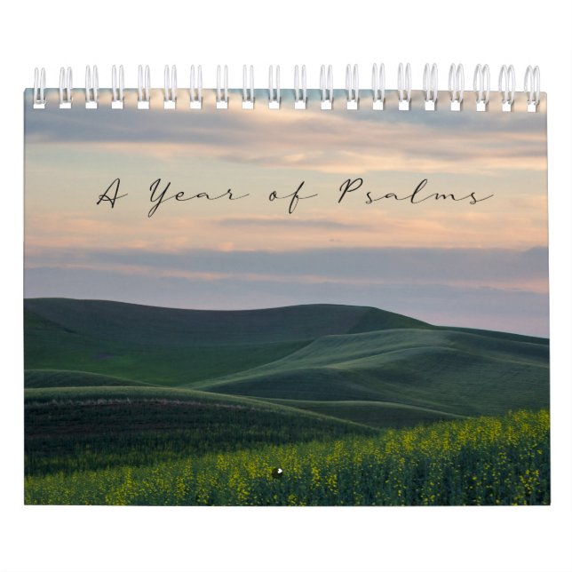 Ett år med Psalms Bible Verse Calendar Kalender (Omslag)