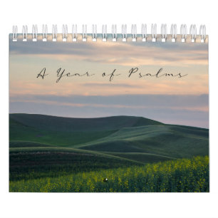 Ett år med Psalms Bible Verse Calendar Kalender