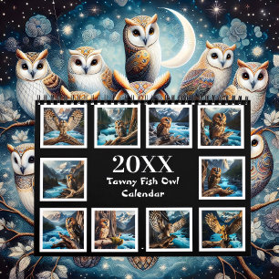 Ett år med Tawny Fish Uggla 20XX Kalender