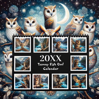 Ett år med Tawny Fish Uggla 20XX Kalender