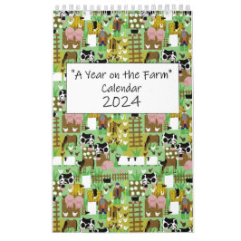 Ett år på jordbrukskalendern 2024 kalender