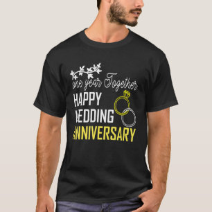 Ett år tillsammans med Lycklig, första årsdagen Ko T Shirt