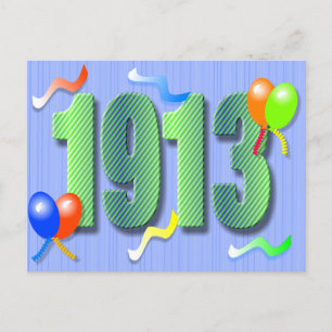 Ett århundrade födelsedag 1913 vykort