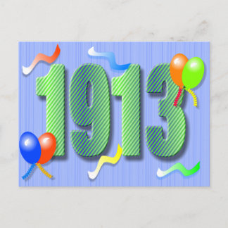 Ett århundrade födelsedag 1913 vykort