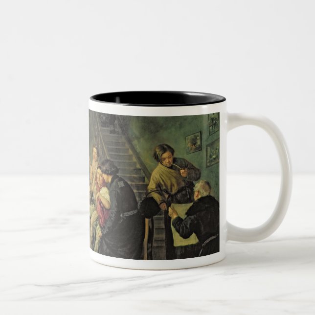 Ett ätahus, 1859 Två-Tonad mugg (Höger)